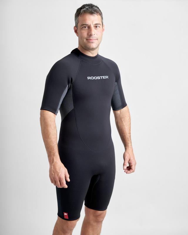 Rooster wetsuit, 2mm shortie - Sunset Watersports Shop - Rooster ...